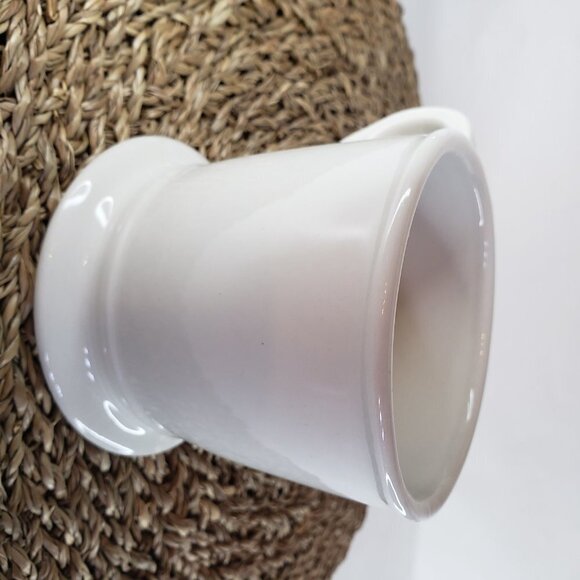 Anthropologie P Monogrammed Coffee Mug Cup White Black - Picture 4 of 5